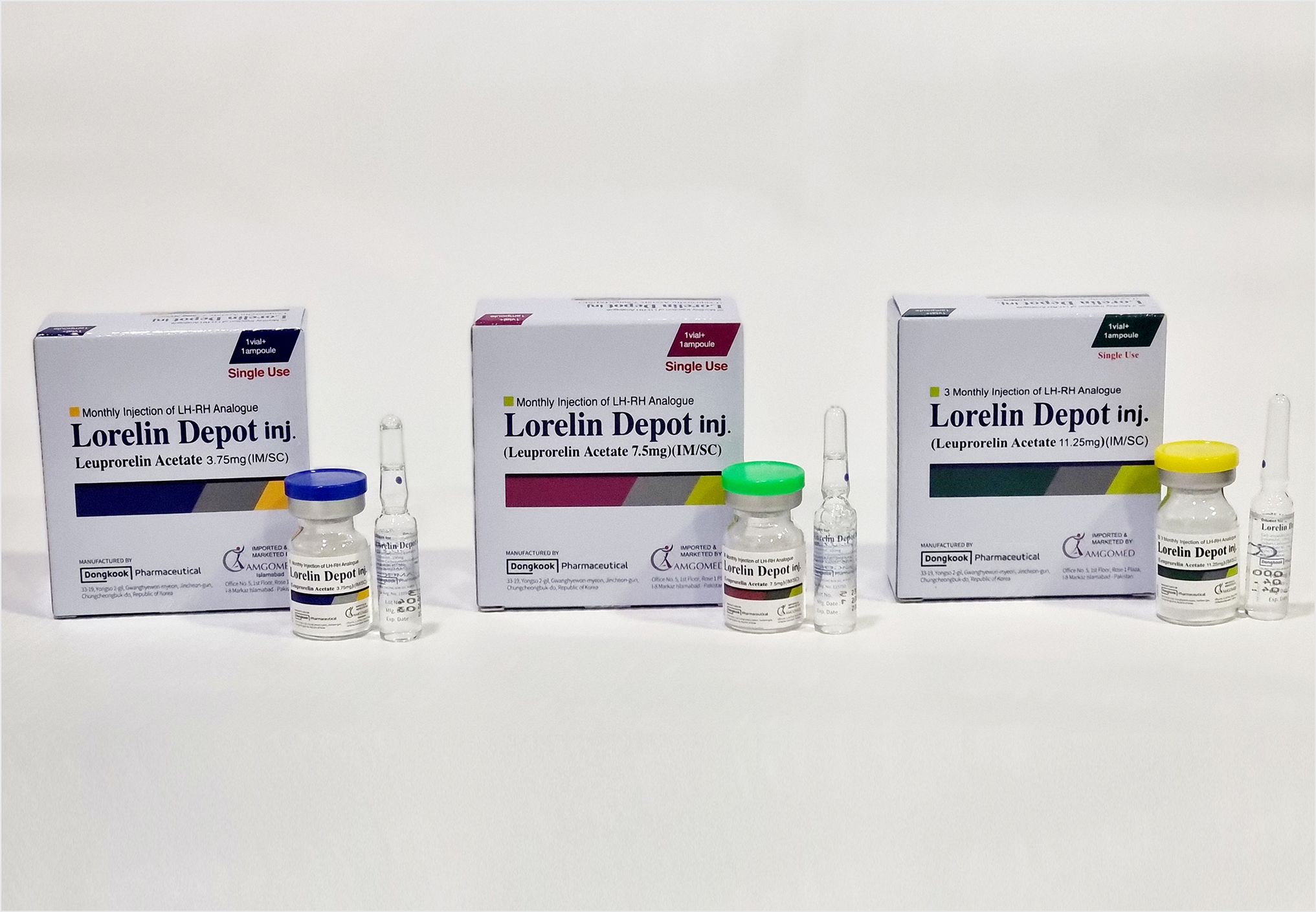 Lorelin depot inj. 3.75mg/7.5mg/11.25mg